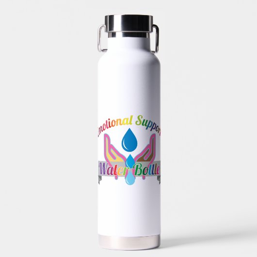 Bouteille d'eau de soutien émotionnel PRIDE (22oz) (Avant)