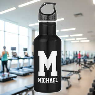 Bouteille d'eau de sport avec monogramme personnal