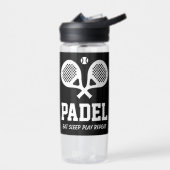 Bouteille d'eau de sport Padel pour les joueurs et (Gauche)