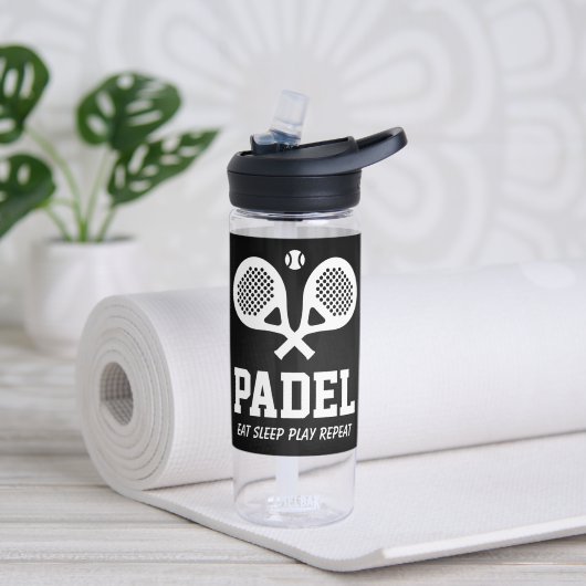 Bouteille d'eau de sport Padel pour les joueurs et (Yoga)