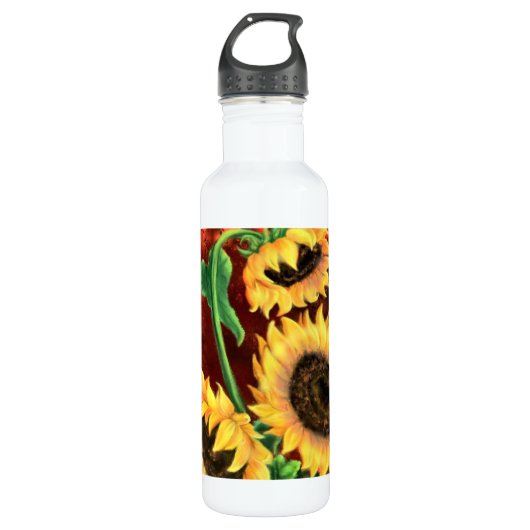 Bouteille d'eau de tournesol (Devant)