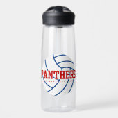 Bouteille d'eau de volley-ball Panthers (Avant)