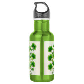 Bouteille D'eau Décoration shamrock (Dos)