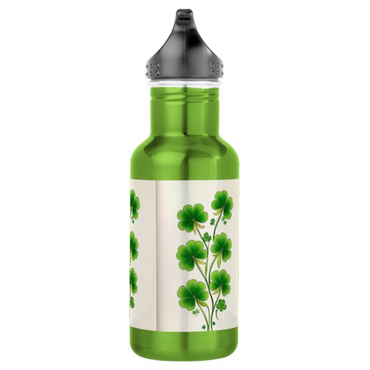 Bouteille D'eau Décoration shamrock (Droite)