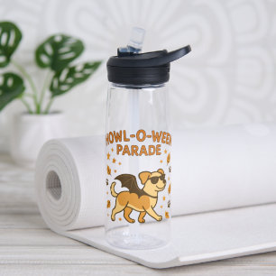 Bouteille D'eau Défilé Howl-O-Ween Chien Halloween Drôle Ailes de