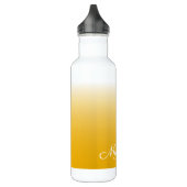 Bouteille D'eau dégradé personnalisé ombre jaune (Gauche)