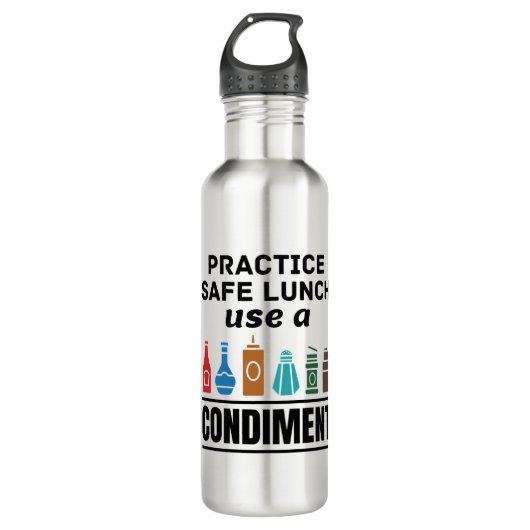 Bouteille D'eau Déjeuner Cafétéria Cafétéria Service de restaurati (Devant)