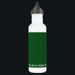 Bouteille D'eau Delicious Monster green color name<br><div class="desc">Delicious Monster green color name</div>