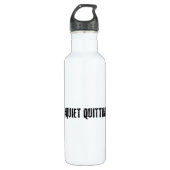 Bouteille D'eau Démission silencieuse (Devant)