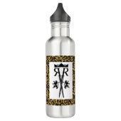 Bouteille d'eau d'empreinte de léopard (Gauche)