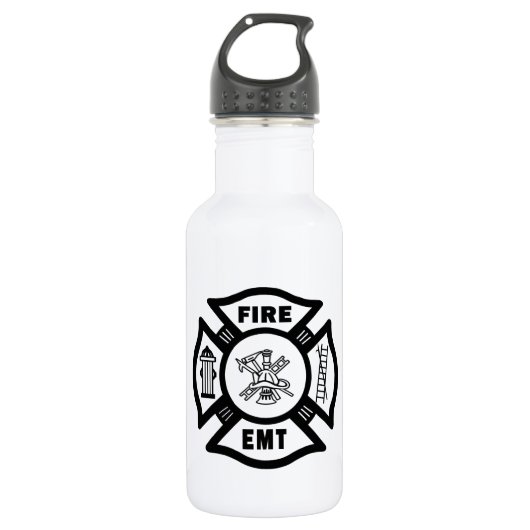 Bouteille D'eau Département EMT du feu (Devant)