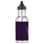 Bouteille D'eau Déplaisant Monogramme violet sur violet (Gauche)