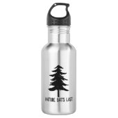 Bouteille D'eau Dernier de chauves-souris nature (Devant)