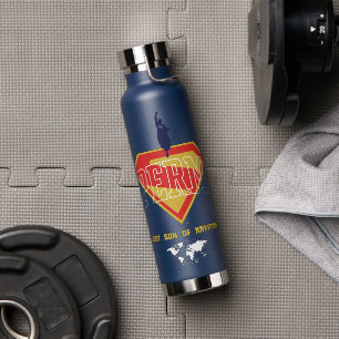 Bouteille D'eau Dernier fils de Krypton Emblem