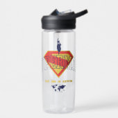Bouteille D'eau Dernier fils de Krypton Emblem (Gauche)