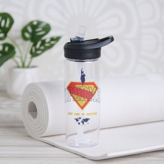 Bouteille D'eau Dernier fils de Krypton Emblem (Yoga)