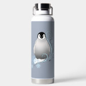 Bouteille D'eau Des flocons de neige de style Art nouveau. (Plage)