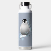 Bouteille D'eau Des flocons de neige de style Art nouveau. (Avant)