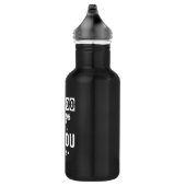 Bouteille D'eau Des hommes zéro jour sans blague papou (Droite)