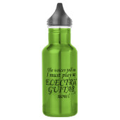 Bouteille D'eau Des voix de guitares électriques disent qu'elles d (Gauche)