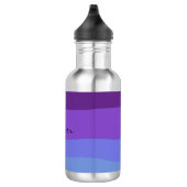 Bouteille D'eau Désert de ton violet moderne (Droite)