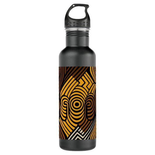Bouteille D'eau Design africain V3 1 (Devant)