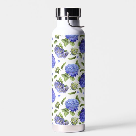 Bouteille D'eau Design de fleurs Blue Hydrangea (Gauche)