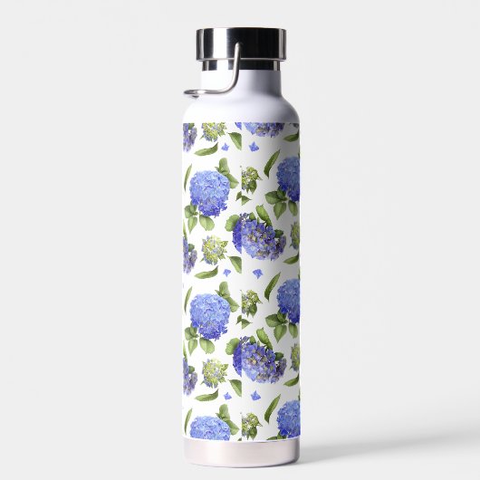 Bouteille D'eau Design de fleurs Blue Hydrangea (Plage)
