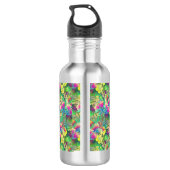 Bouteille D'eau Design de fleurs tropicales (Dos)