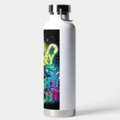 Bouteille D'eau Design de Noël brillant et audacieux - Joyeux vaca (Droite)