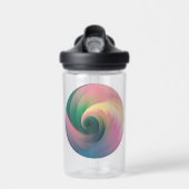 Bouteille D'eau Design dégradé de couleurs doux tout en soufflant (Avant)