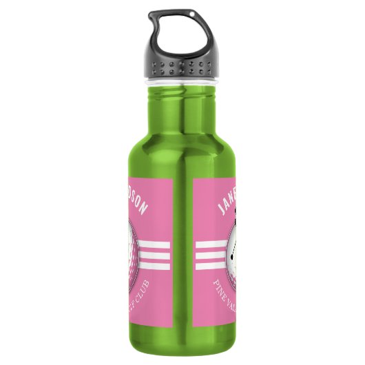 Bouteille D'eau Design élégant de Golfeur pour femmes (Dos)