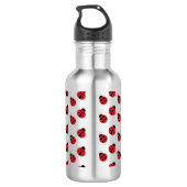 Bouteille d'eau design Ladybugs Carrelée (Dos)