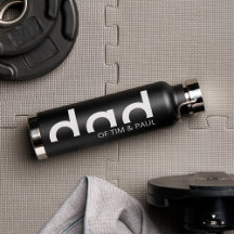 Design moderne simple père avec enfants Noms enfan