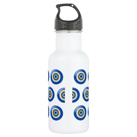 Bouteille D'eau Design oeil grec juste ajouter du texte (Dos)