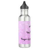 Bouteille d'eau design pour maman sorcière. (Gauche)