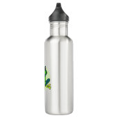 Bouteille D'eau Dessin de grenouille verte (Droite)