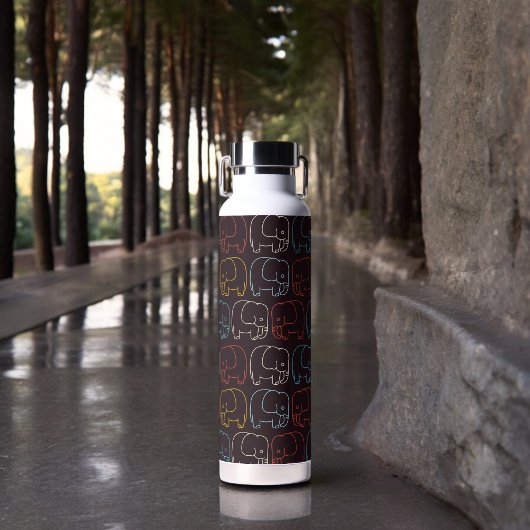 Bouteille D'eau Dessin des éléphants