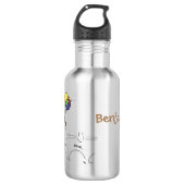 Bouteille D'eau Dessin d'humour australien kangourou (Devant)