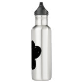 Bouteille D'eau Dessin Empreinte de patte de chien brillant (Droite)