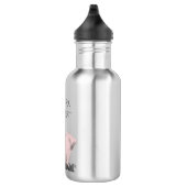 Bouteille D'eau Dessin original Cochon et bambou (Droite)