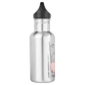 Bouteille D'eau Dessin original Cochon et bambou (Gauche)