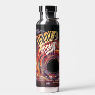 Bouteille D'eau Dévasté Par Gravité Halloween Trou Horreur Noir