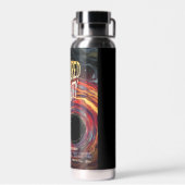 Bouteille D'eau Dévasté Par Gravité Halloween Trou Horreur Noir (Arrière)