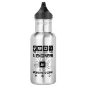 Bouteille D'eau Développeur Programmeur Codeur Ingénieur en Intell (Droite)