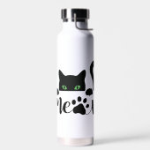 Bouteille D'eau Devis de chat Meow (Gauche)