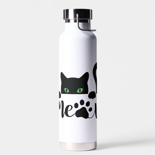 Bouteille D'eau Devis de chat Meow (Gauche)