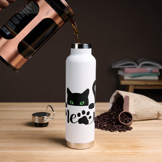 Bouteille D'eau Devis de chat Meow (Gym)