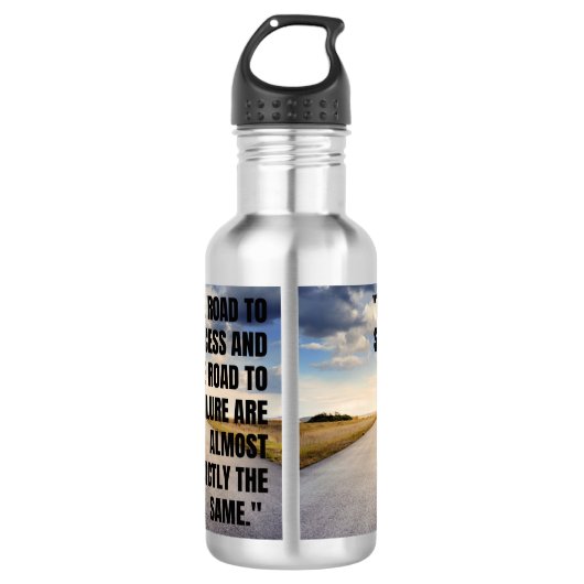 Bouteille D'eau devis de succès (Devant)
