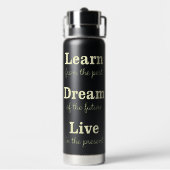 Bouteille D'eau Devis motivationnel (Arrière)